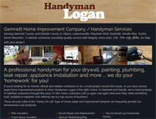 Tablet Screenshot of handymanlogan.com